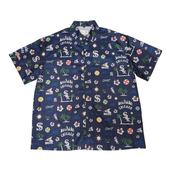Chicago White Sox SGA Hawaiian Shirt XL Tropical Bowling Button-Up - Picture 1 of 5